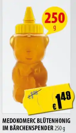 FreeOneShop MEDOKOMERC BLÜTENHONIG IM BÄRCHENSPENDER Angebot