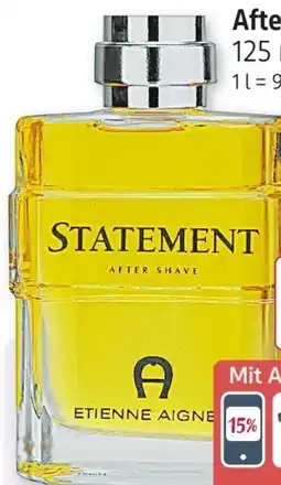 Rossmann Etienne Aigner Statement For Men After Shave Angebot