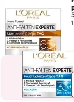 Rossmann L'Oréal Paris Anti-Falten Experte Feuchtigkeitspflege Angebot