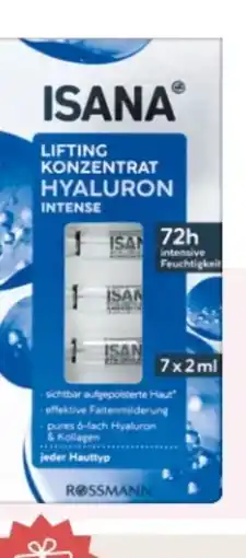 Rossmann Isana Hyaluron Intense Lifting Konzentrat Angebot