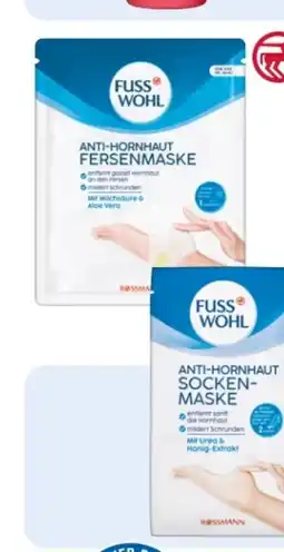 Rossmann Fusswohl Anti-Hornhaut Sockenmaske Angebot