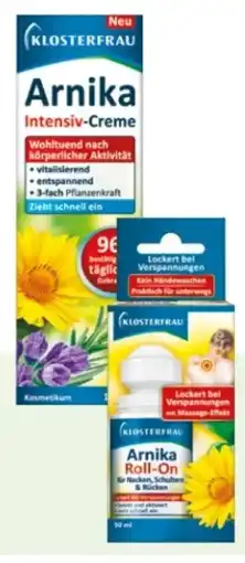 Rossmann Klosterfrau Arnika Intensiv Creme Angebot