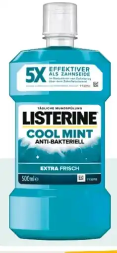 Rossmann Listerine Mundspülung Cool Mint Angebot