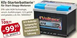Sonderpreis Baumarkt Kfz-Starterbatterie für Start-Stopp-Motoren Angebot