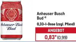 METRO Anheuser Busch Bud Angebot