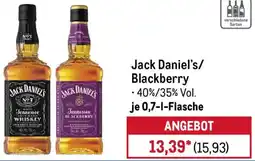 METRO Jack Daniel's/ Blackberry Angebot