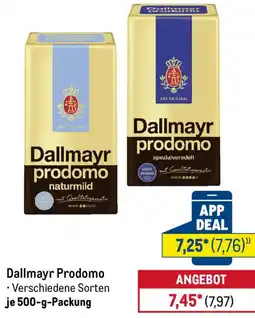 METRO Dallmayr Prodomo Angebot