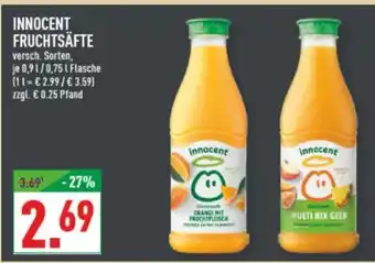 Marktkauf INNOCENT FRUCHTSÄFTE Angebot