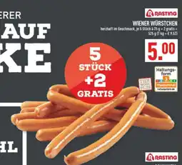 Marktkauf RASTING WIENER WÜRSTCHEN Angebot