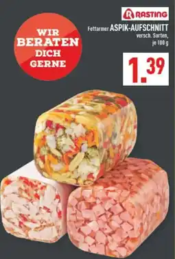 Marktkauf RASTING Fettarmer ASPIK-AUFSCHNITT Angebot