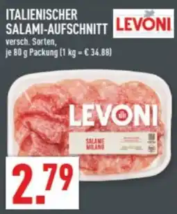 Marktkauf LEVONI ITALIENISCHER SALAMI-AUFSCHNITT Angebot