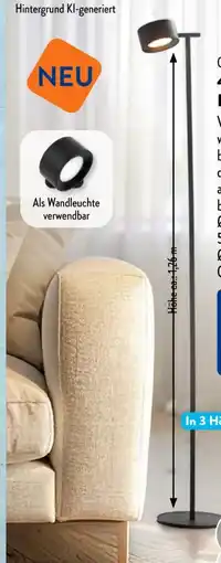 Aldi Süd Casalux Akku-LED-Steh­leuchte 4in1 Angebot