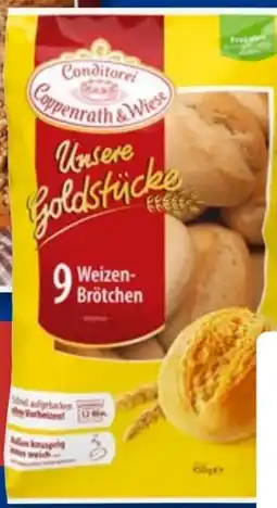 Aldi Süd Coppenrath & Wiese Unsere Goldstücke Weizenbrötchen Angebot