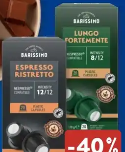 Aldi Süd Barissimo Kaffeekapseln Espresso Ristretto Angebot