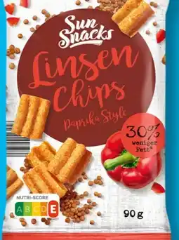 Aldi Süd Sun Snacks Linsenchips Angebot