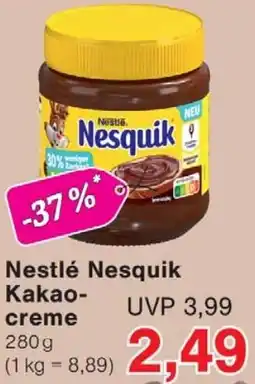Jawoll Nestlé Nesquik Kakaocreme Angebot