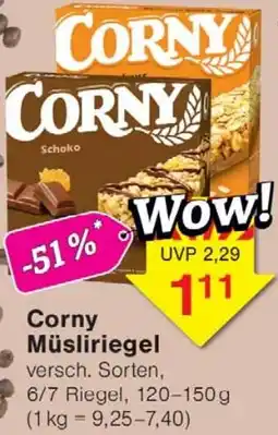 Jawoll Corny Müsliriegel Angebot