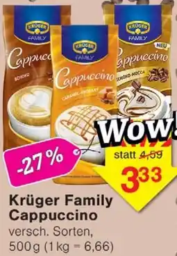 Jawoll Krüger Family Cappuccino Angebot
