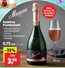 Thomas Philipps Mumm & co. godefroy premiumsekt Angebot