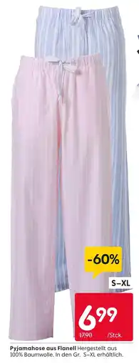Rusta Pyjamahose aus flanell Angebot