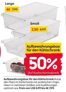 Rusta Aufbewahrungsbox für den kühlschrank large Angebot