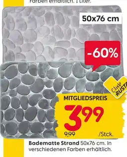 Rusta Badematte strand Angebot