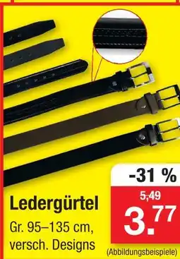 Zimmermann Ledergürtel Angebot
