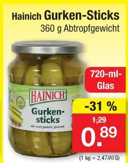 Zimmermann Hainich gurken-sticks Angebot