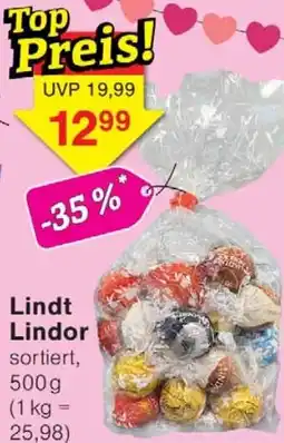 Jawoll Lindt Lindor Angebot
