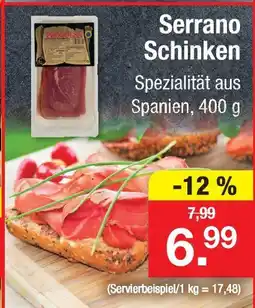 Zimmermann Serrano schinken Angebot
