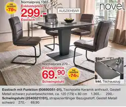 Möbelzentrum Pforzheim Novel esstisch mit funktion Angebot
