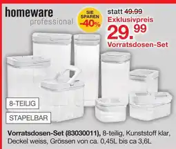 Möbelzentrum Pforzheim Homeware professional vorratsdosen-set Angebot