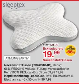 Möbelzentrum Pforzheim Sleeptex nackenstützkissen Angebot