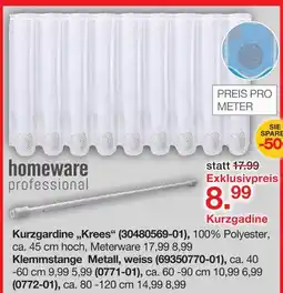 Möbelzentrum Pforzheim Homeware professional kurzgardine krees Angebot