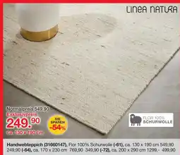 Möbelzentrum Pforzheim Linea natura handwebteppich Angebot