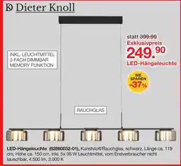 Möbelzentrum Pforzheim Dieter knoll led-hängeleuchte Angebot