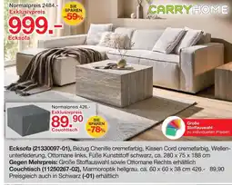 Möbelzentrum Pforzheim Carryhome ecksofa Angebot