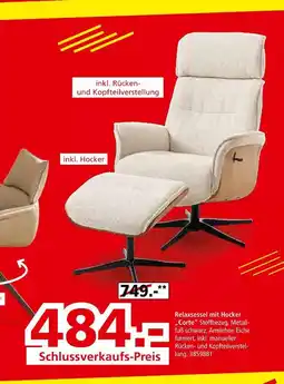 Segmüller Relaxsessel mit hocker corte Angebot