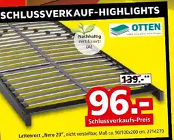 Segmüller Otten lattenrost nero 20 Angebot