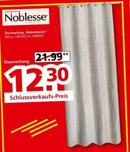 Segmüller Noblesse ösenvorhang wabenmuster Angebot