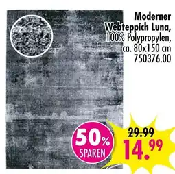 Möbel Boss Moderner webteppich luna Angebot