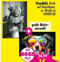Möbel Boss Wandbild Angebot
