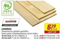 toom Baumarkt Toom leimholz Angebot