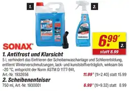 toom Baumarkt Sonax antifrost und klarsicht Angebot
