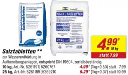 toom Baumarkt Salztabletten 10 kg Angebot