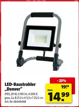 Hagebau Led-baustrahler denver Angebot
