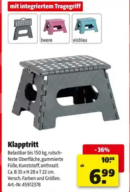 Hagebau Klapptritt Angebot
