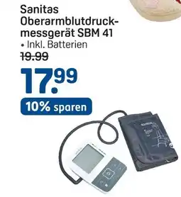 Rossmann Sanitas oberarmblutdruckmessgerät sbm 41 Angebot