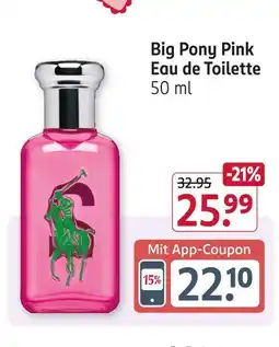 Rossmann Big pony pink eau de toilette Angebot