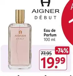 Rossmann Aigner début eau de parfum Angebot
